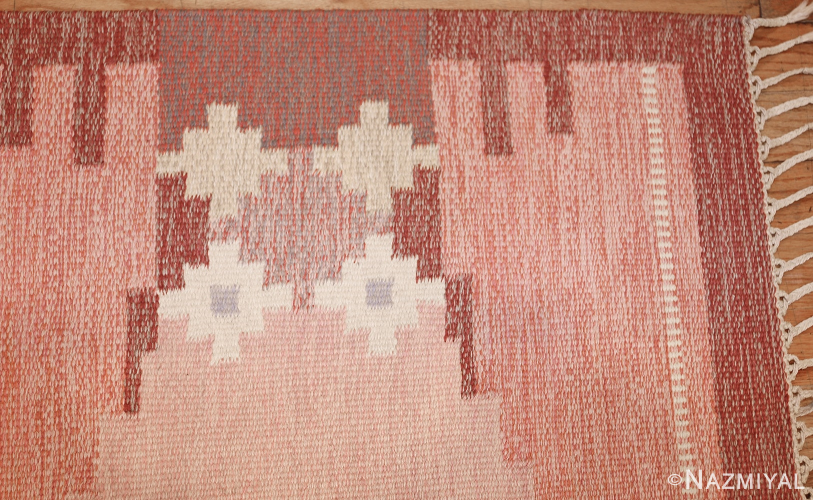 vintage swedish rug by ingegerd silow 48194 corner Nazmiyal
