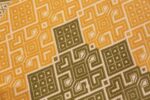 Weave detail vintage Scandinavian textile 48204 by Nazmiyal