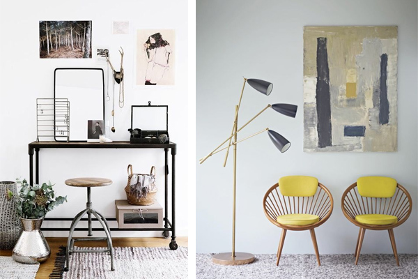 Industrial design accents in two ways. nazmiyal Design Trends 2015 Industrial