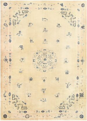 Antique Chinese Carpet 48185 Detail/Large View