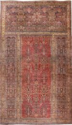 Antique Oversized Persian Kerman Carpet 48210 Nazmiyal