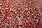 Antique Oversized Persian Kerman Carpet 48210 Golden Glass Vase Nazmiyal