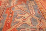 large antique turkish oushak carpet 48127 lines Nazmiyal