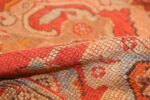 large antique turkish oushak carpet 48127 pile Nazmiyal