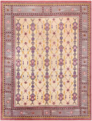 Vintage Scandinavian Carpet 48123 Detail/Large View