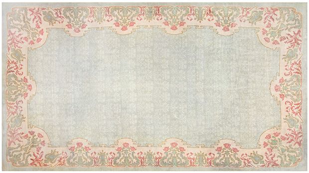 French Art Deco rug by Leleu 47075 French Art Deco rug by Leleu 47075 at Nazmiyal