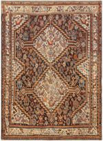 Antique Ghashgai Persian Rug 47540 Nazmiyal
