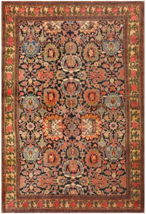 Antique Persian Malayer Rug 48244 Detail/Large View