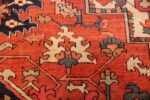 antique persian serapi rug 48241 field Nazmiyal