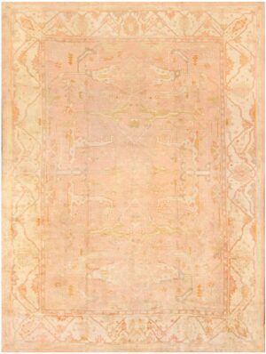 Antique Turkish Oushak Carpet 48186 Nazmiyal Antique Rugs