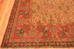 Corner Large Shabby chic Antique Irish Donegal carpet 2688 by Nazmiyal