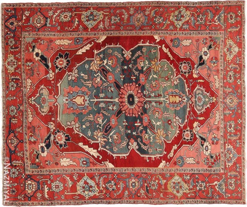 Antique Persian Serapi Rug Antique Persian Serapi Rug Nazmiyal