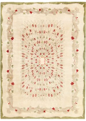 French Art Deco Rug by Leleu 48256 Nazmiyal