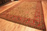 Full Large Shabby chic Antique Irish Donegal carpet 2688 by Nazmiyal