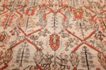 large antique turkish ghiordes carpet 48247 field Nazmiyal