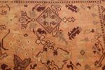 large shabby chic antique english carpet 1783 design Nazmiyal