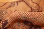 large shabby chic antique english carpet 1783 pile Nazmiyal