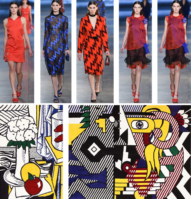 Fashion Week Roy Lichtenstein Pop Art Rugs Fashion Week Christopher Kane Collection & Roy Lichtenstein Pop Art Rugs