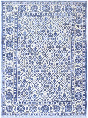 Vintage Indian Agra Cotton Rug 48300 Nazmiyal