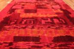 Vintage Scandinavian Rya Rug 48279 Field Wide shot Nazmiyal