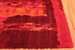 Vintage Scandinavian Rya Rug 48279 Side Corner Nazmiyal