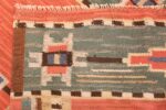 vintage scandinavian swedish kilim 48238 knots Nazmiyal