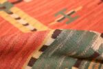 vintage scandinavian swedish kilim 48238 pile Nazmiyal