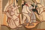 vintage swedish tapestry 48283 couples Nazmiyal