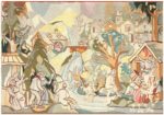 Vintage Swedish Tapestry 48283 Detail/Large View