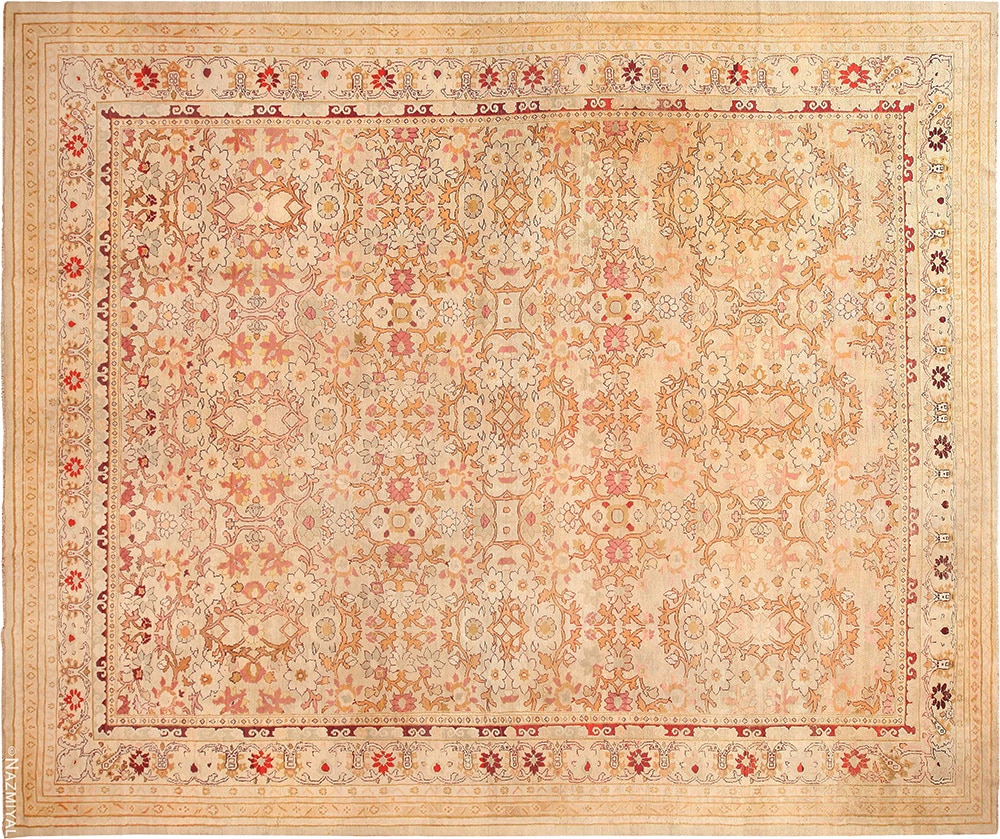 Antique Agra Indian Rug Antique Agra Indian Rug #70937 by Nazmiyal Antique Rugs