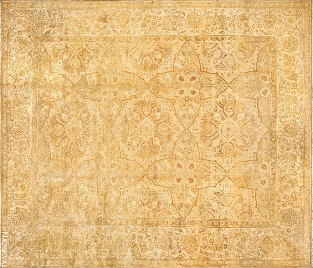 Antique Indian Agra Rug Antique Indian Agra Rug #50261 by Nazmiyal Antique Rugs