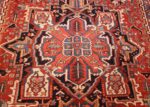 antique persian heriz rug 48316 medallion Nazmiyal