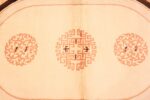 Field Chinese Round Oval Art deco rug 48013 by Nazmiyal