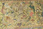 late 17th century palace size silk indian suzani embroidery 46159 eagle Nazmiyal
