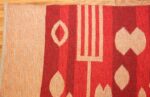 vintage double sided swedish kilim 48285 corner Nazmiyal