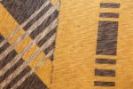 vintage double sided swedish kilim 48291 back Nazmiyal