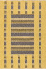 Gold and Charcoal Vintage Double Sided Swedish Kilim Reversible Rug #48291 by Nazmiyal Antique Rugs