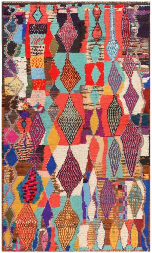 Vintage Moroccan Rug 48350 Detail/Large View