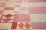 vintage scandinavian swedish kilim 48333 pile Nazmiyal