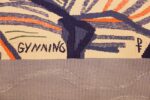 vintage scandinavian tapestry by lars gynning 48337 signature Nazmiyal