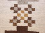 vintage swedish kilim 48286 flowers Nazmiyal