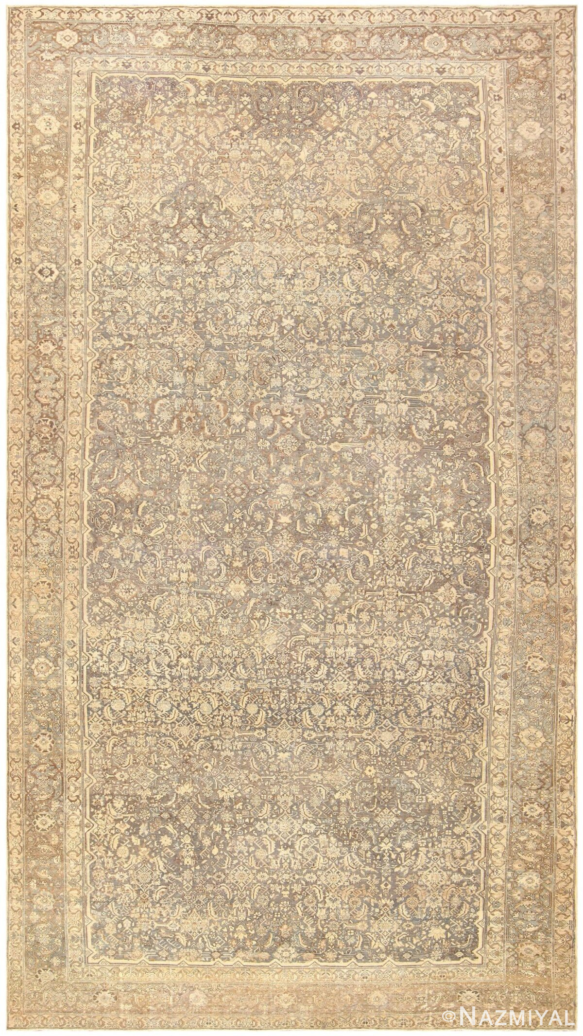 Antique Oversized Persian Malayer Carpet 46139 Detail/Large View