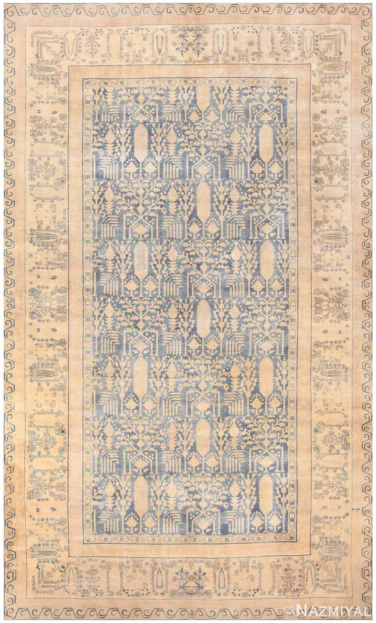 Large Antique Indian Carpet 48301 Detail/Large View