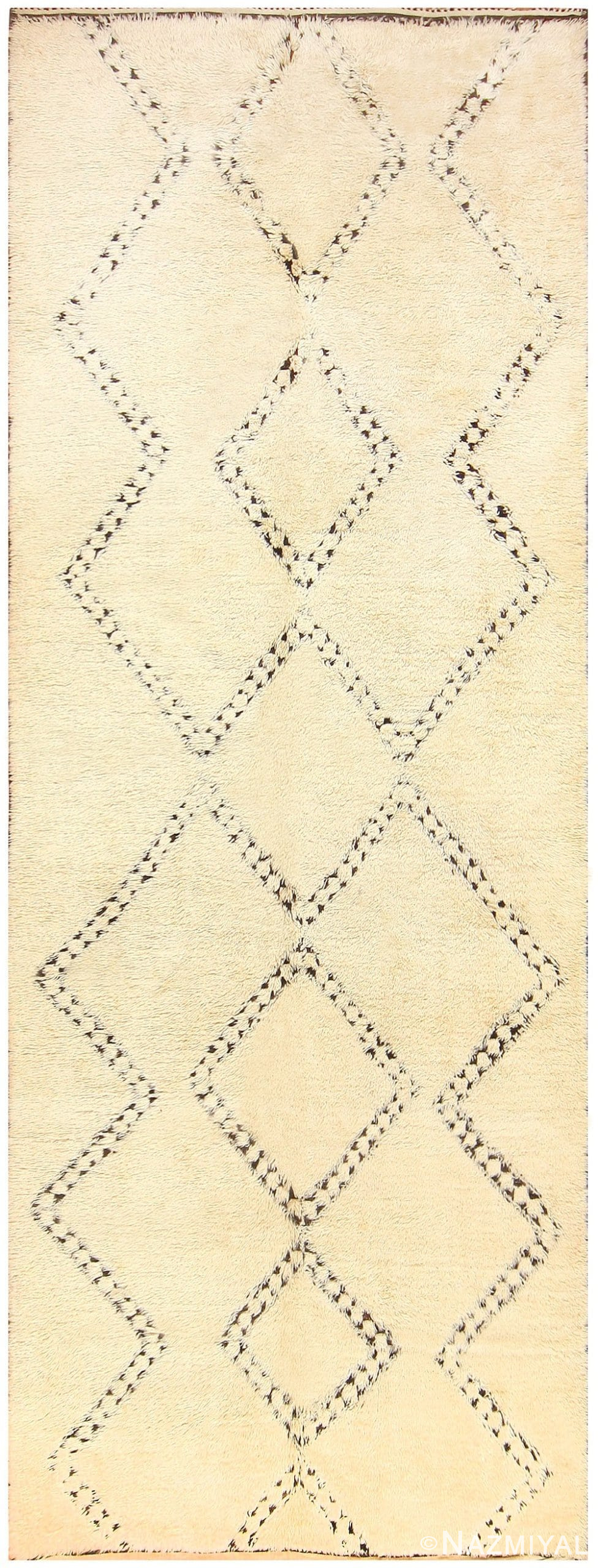 Long Vintage Moroccan Rug 48360 Nazmiyal Antique Rugs
