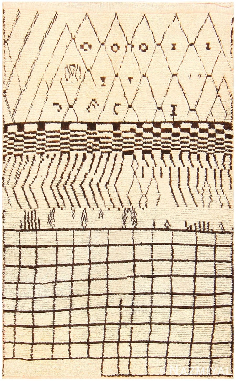 Vintage Moroccan Rug 48357 Detail/Large View