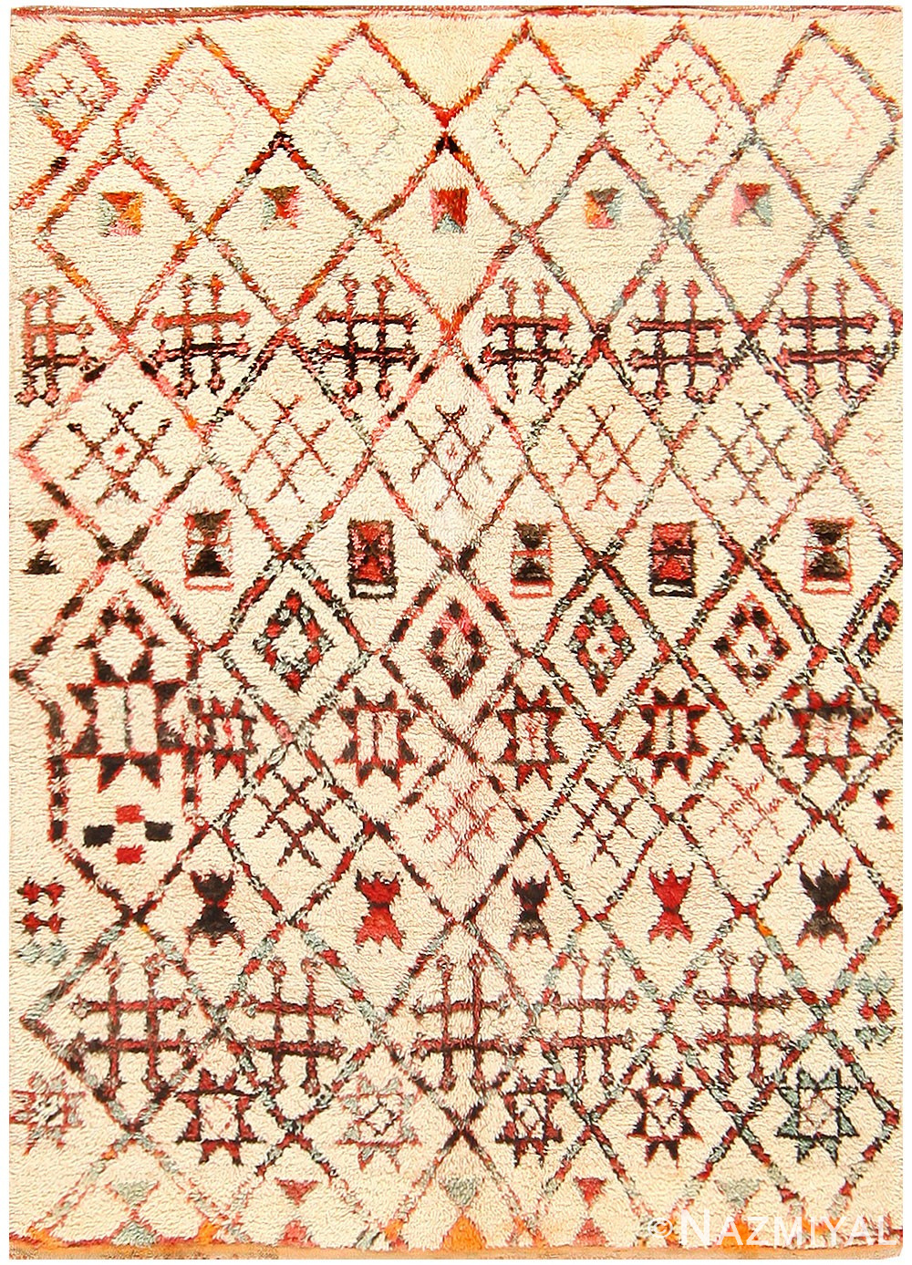 Vintage Moroccan Rug 48365 Nazmiyal Antique Rugs