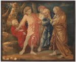 Antique French Figurative Tapestry Rug 463