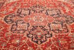 antique room sized persian heriz rug 48314 full Nazmiyal