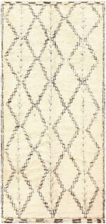 Vintage Beni Ourain Shag Moroccan Area Rug #48393 by Nazmiyal Antique Rugs