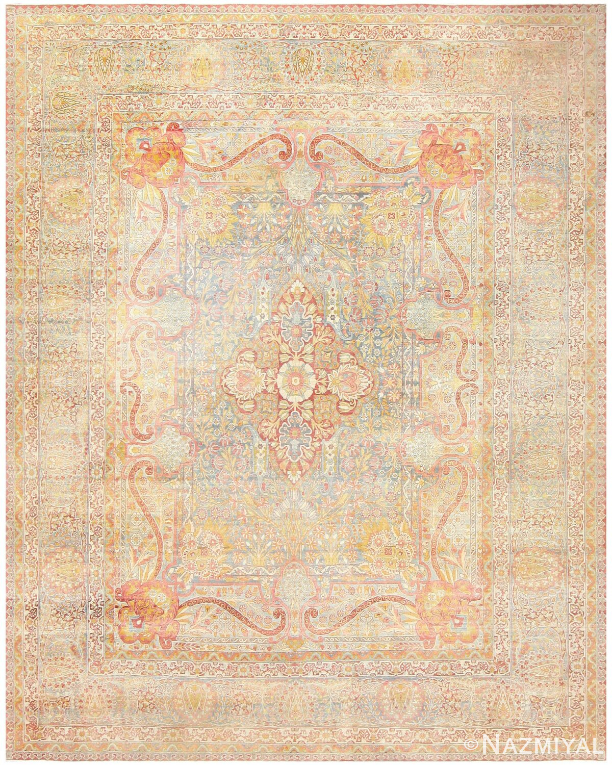 Antique Persian Kerman Carpet 48296 Detail/Large View